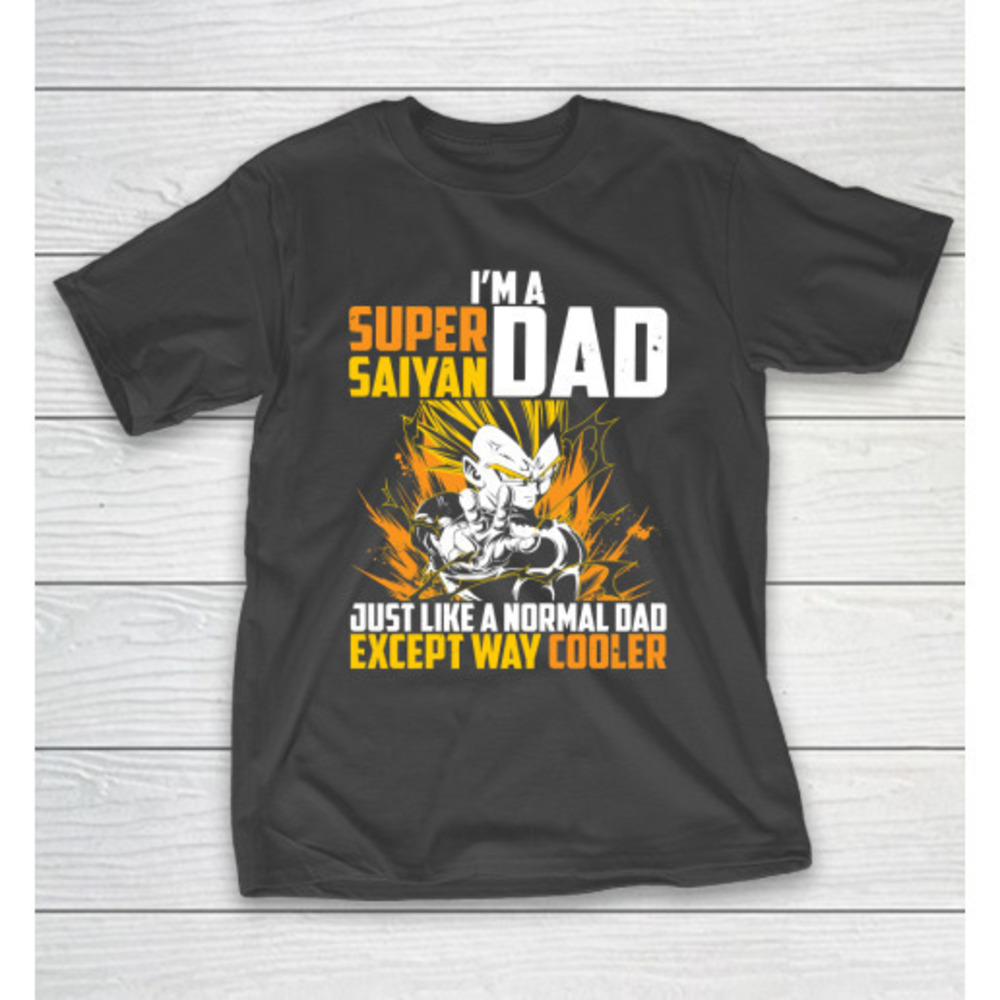 Dragon Ball Super Saiyan Dad Vegeta Tshirt
